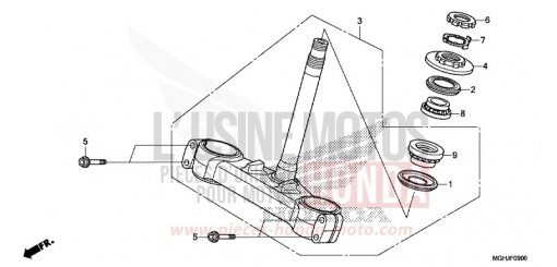 STEERING STEM VFR1200XJ de 2018